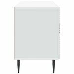vidaXL Meuble TV Blanc 99 x 34 5 x 50 cm Bois d'ingénierie