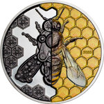 Monnaie MECHANICAL BEE Clockwork Evolution 3 Oz Argent 2000 Togrog Mongolia 2020