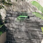 vidaXL Déversoir pour cascade avec LED RVB Acrylique 30 cm