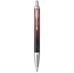PARKER IM Premium Portal  Stylo bille  Dégradé de rouge  recharge bleue pointe moyenne  Coffret cadeau