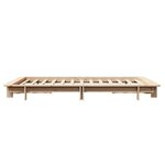 vidaXL Cadre de lit sans matelas 120x200 cm bois de pin massif