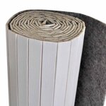 vidaXL Cloison de séparation Bambou Blanc 250 x 165 cm