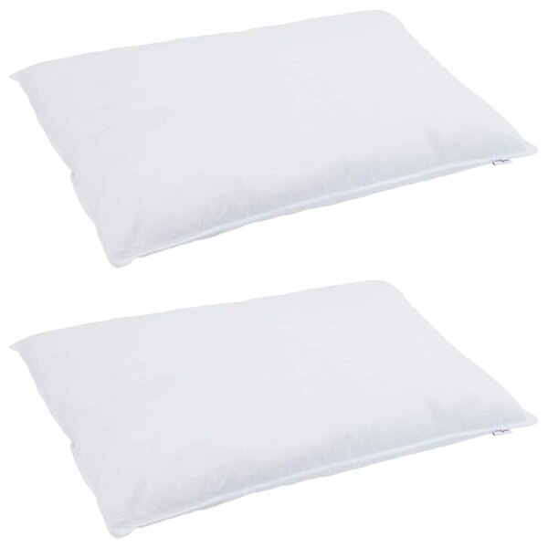 vidaXL Couette Other avec oreiller 3 Pièces Blanc 240 x 200 cm Bas