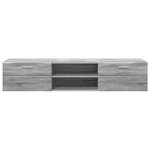 vidaXL Meuble TV Sonoma gris 150 x 39 x 30 cm Bois d'ingénierie