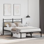 vidaXL Cadre de lit sans matelas chêne sonoma 120x200 cm