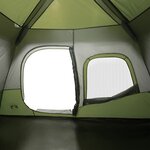 vidaXL Tente familiale 10 personnes vert libération rapide imperméable