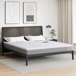 vidaXL Surmatelas en Coco Blanc 180 x 200 cm Tissu jacquard