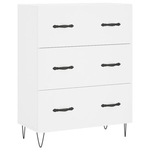vidaXL Buffet blanc 69 5x34x90 cm bois d'ingénierie