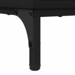 vidaXL Ensemble de mobilier de salle de bain avec tiroir 2 Pièces Noir