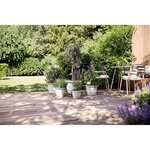 Pot de fleurs Amiga Rond 40 - Blanc Ø 39 x hauteur 29 cm - Extérieur 100  recyclé