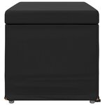 vidaXL Tabouret Noir Cuir Synthétique et Bois Composite