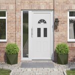 vidaXL Jardinière 2 Pièces Vert olive 40 x 40 x 40 cm Acier