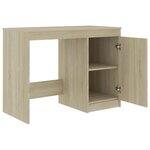 vidaXL Bureau Chêne sonoma 100x50x76 cm Bois d’ingénierie