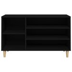 vidaXL Armoire à chaussures Noir 102x36x60 cm Bois d'ingénierie