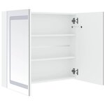 vidaXL Armoire de salle de bain à miroir LED 80x12 2x68 cm