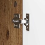 vidaXL Meuble TV Bois ancien 102 x 34 5 x 50 cm Bois d'ingénierie