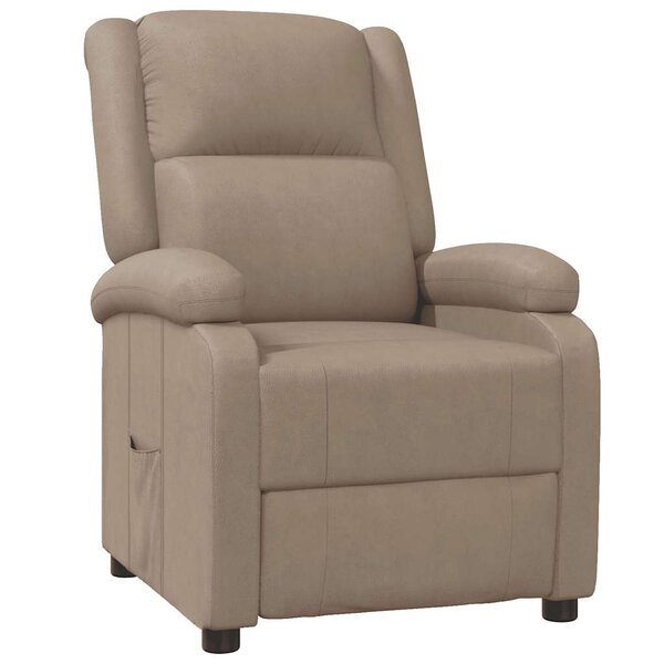 vidaXL Fauteuil inclinable Cappuccino Similicuir