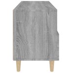 vidaXL Meuble TV Sonoma gris 80x36x50 cm Bois d'ingénierie
