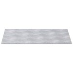 vidaXL Plaques à damier 2 Pièces Argent 40 x 30 cm Aluminium