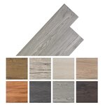 vidaXL Dalles de plancher PVC autoadhésif 5 02 m² 2 mm gris foncé