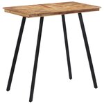 vidaXL Table de bar 110x55x105 cm bois de teck solide