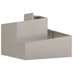 vidaXL Cache-pot de jardin Marron 60 x 60 x 50 cm