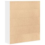 vidaXL Bibliothèque blanc 89x24x101 5 cm bois d'ingénierie