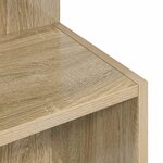 vidaXL Table d'appoint Chêne Sonoma Ø 39 5 x 55 cm Bois d'ingénierie