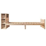 vidaXL Lit bibliothèque sans matelas 90x200 cm bois de pin massif