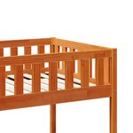 vidaXL Lit pour enfants sans matelas cire marron 90x190 cm pin massif