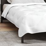 vidaXL Couettes & Duvets Blanc 140 x 220 cm Microfibre