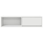 vidaXL Meuble TV blanc 100x31x25 5 cm bois d'ingénierie