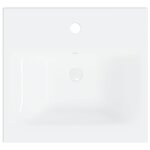 vidaXL Ensemble de meubles de salle de bain Noir Aggloméré