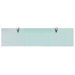 vidaXL Étagères murales 2 Pièces Verre 80 x 20 cm 8 mm