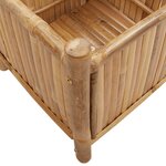 vidaXL Jardinière 40x40x40 cm bambou