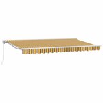 vidaXL Auvent Rétractable Rayure Multicolore 400x200 cm tissu