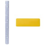 vidaXL Films pour fenêtre 4 Pièces dépoli motif de bambou PVC