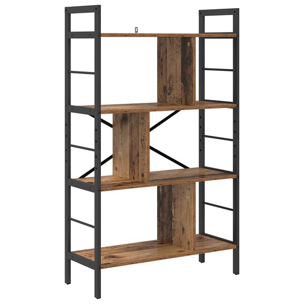 vidaXL Étagère Bois Ancien 75 x 30 x 123 5 cm Bois d'ingénierie