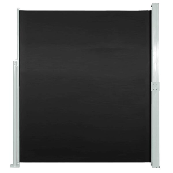 vidaXL Auvent latéral rétractable 160 x 500 cm Noir