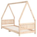 vidaXL Cadre de lit pour enfants 80x200 cm bois de pin massif