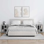 vidaXL Table de chevet 2 Pièces Gris Sonoma 40 x 35 x 50 cm