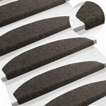 vidaXL Tapis d'escalier auto-adhésifs 15 pièces 80 x 24 5 x 3 5 cm