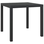 vidaXL Ensemble à manger de jardin coussins 5Pièces Résine tressée Gris