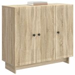 vidaXL Buffet Chêne Sonoma 89 x 34 5 x 80 cm Bois d'ingénierie