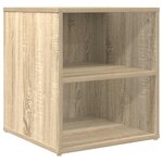 vidaXL Armoire d'angle chêne sonoma 200x40x45 cm bois d’ingénierie