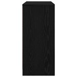 vidaXL Buffet chêne noir 85x34x76 cm bois d'ingénierie