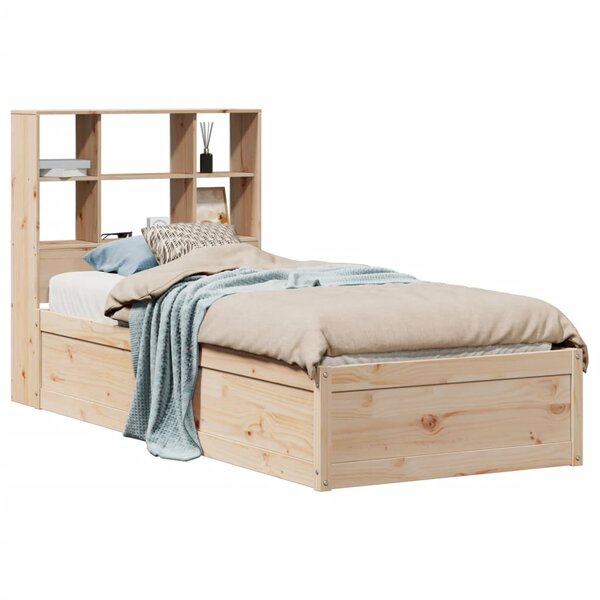 vidaXL Cadre de lit sans matelas 90x190 cm bois de pin massif