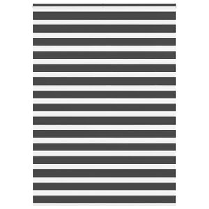 vidaXL Store zèbre noir 155x230 cm largeur du tissu 150 9 cm polyester