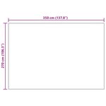 vidaXL Couvertures à jeter 6 Pièces Crème 350 x 270 cm Toison