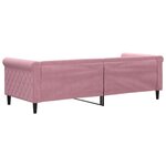 vidaXL Lit de repos sans matelas rose 80x200 cm velours